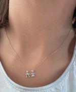 Load image into Gallery viewer, Children Mini Diamond Necklace
