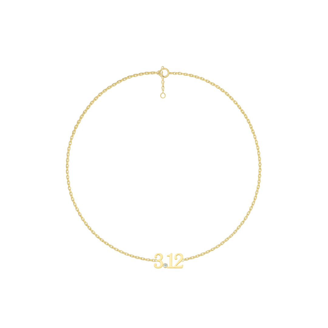 Memorabilia Date Anklet
