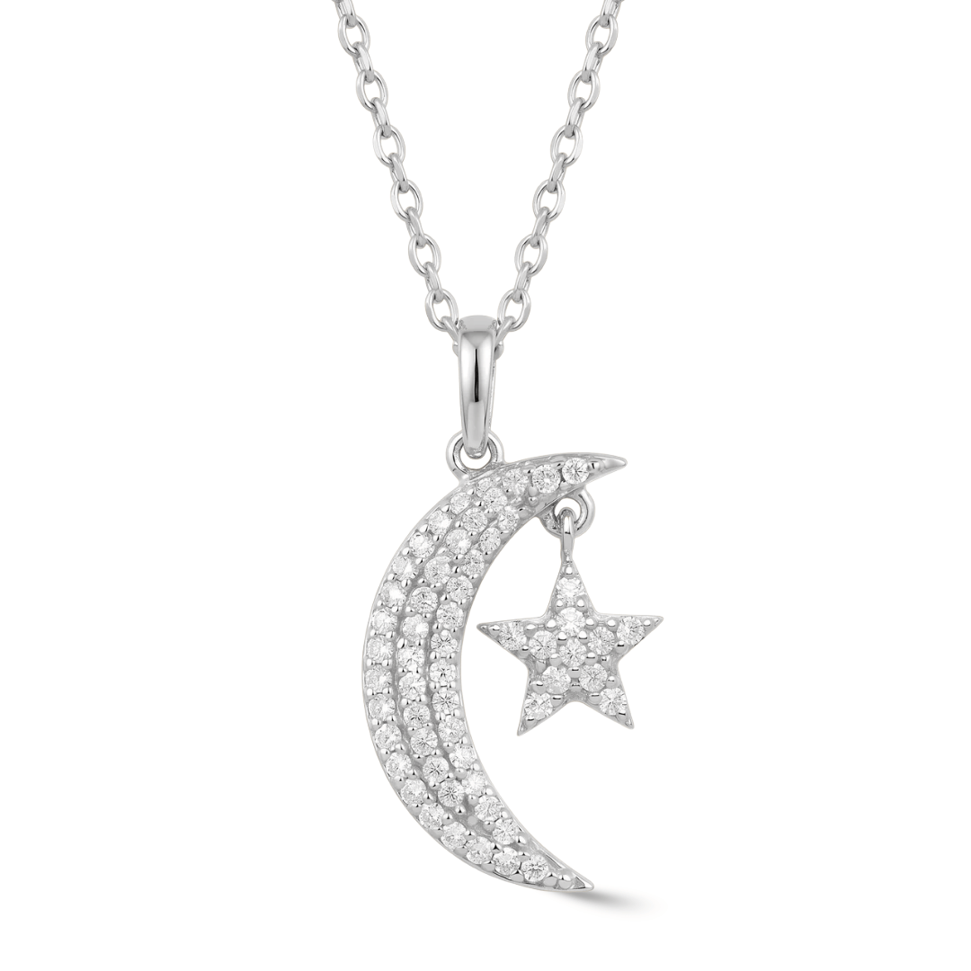 Timeless essentials Star and Moon Necklace