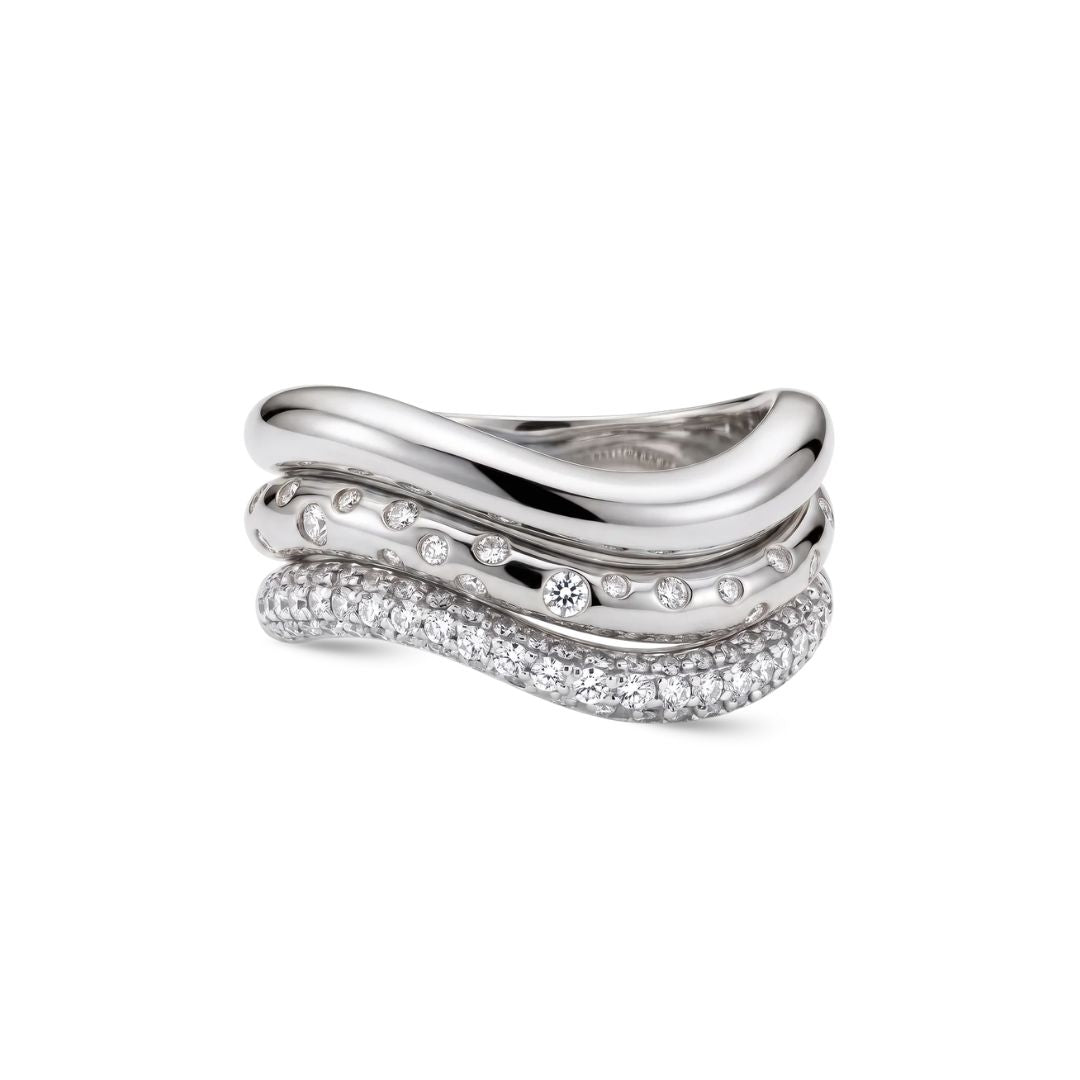 Luxury Edit Wave Pinky Ring