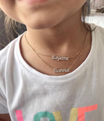 Load image into Gallery viewer, Children Diamond Name Necklace
