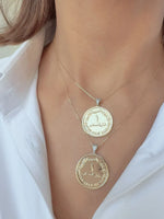 Load image into Gallery viewer, Etched Dirham Coin Necklace
