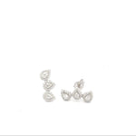 Load image into Gallery viewer, Drops of Radiance Statement 3 Pear Diamond Ear Studs
