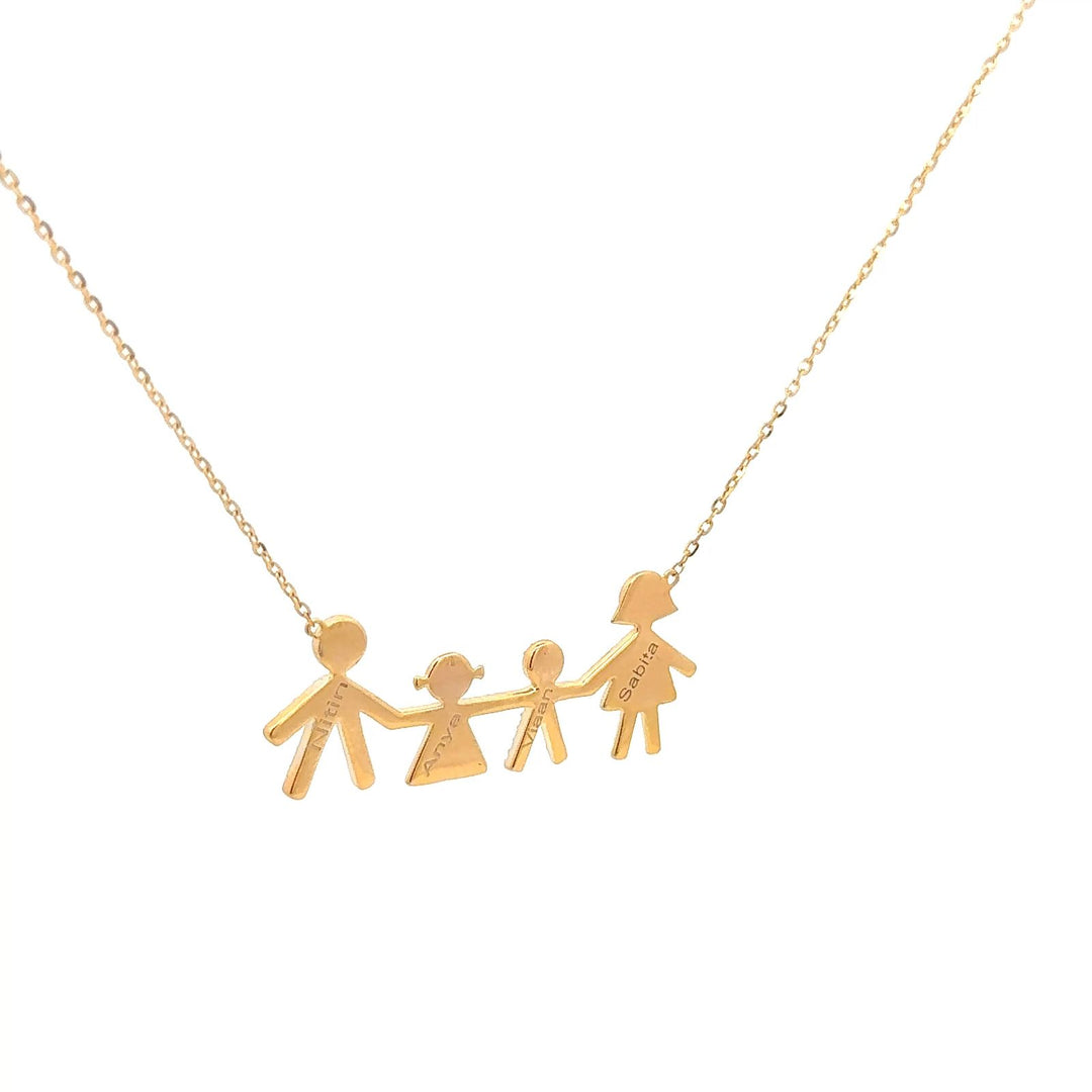 Sentiments Family Gold Necklace