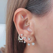 Mini Chandbali Diamond Earrings