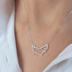 Load image into Gallery viewer, UAE Heritage Outline Necklace