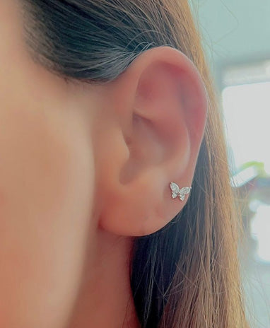 Butterfly Helix Piercing