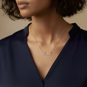 Sentiments Diamond Name Necklace