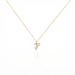 Load image into Gallery viewer, Personalised diamond necklace 18K gold women Dubai