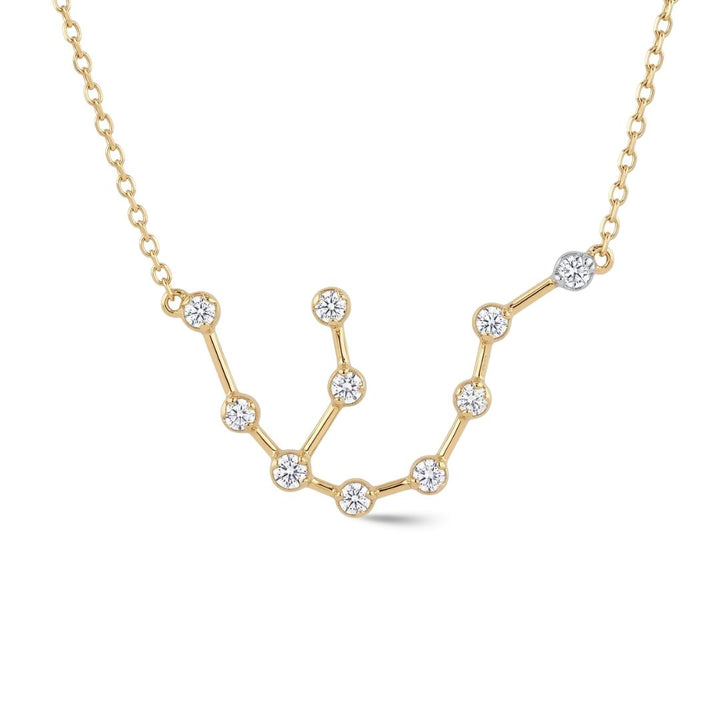 Zodiac Constellation Diamond Necklace