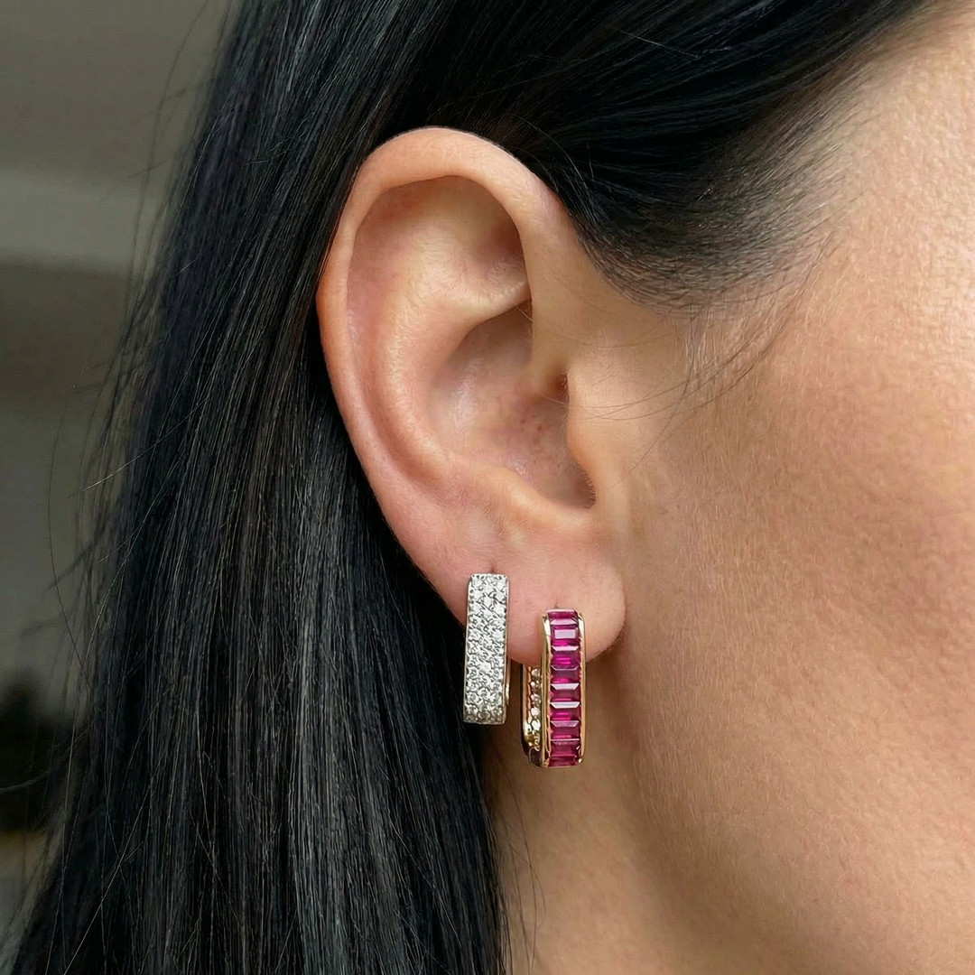 The Flipside Diamond Huggies