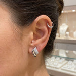 Load image into Gallery viewer, Luxury edit Spiral Diamonds Earrings