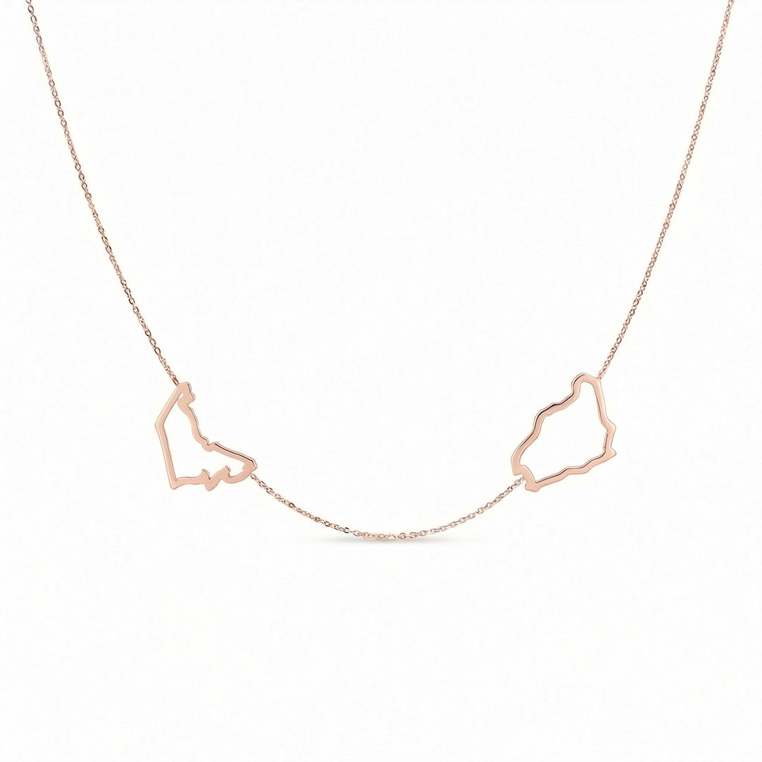 World Roots Necklace (Personalize with Any Countries)