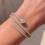 Load image into Gallery viewer, Luxury edit Fancy Shape Statement Bangle