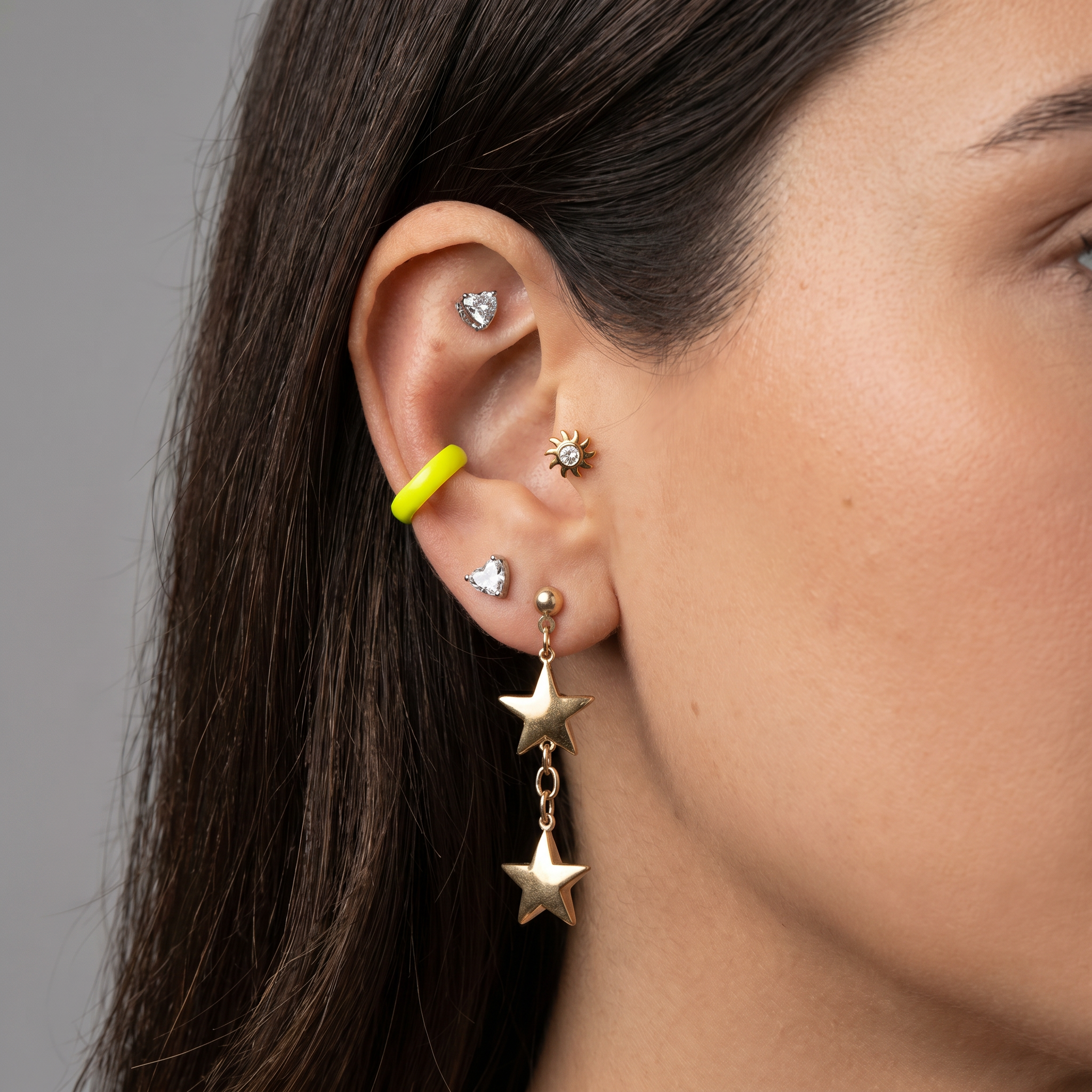 Flip & Stack Enamel Earcuffs