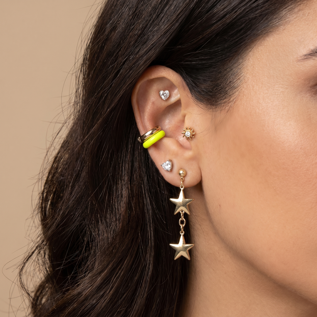Flip & Stack Enamel Earcuffs