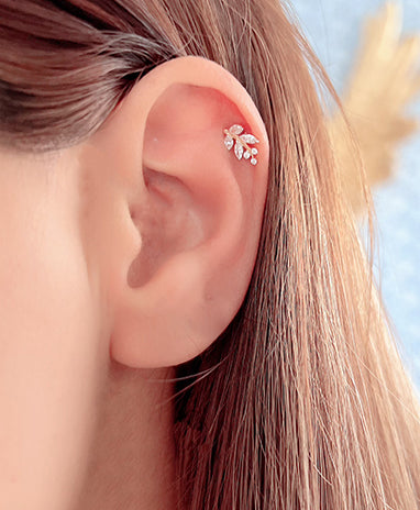 Leaf Helix Piercing