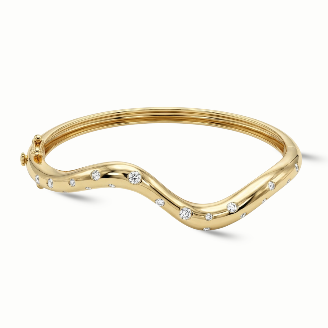 The Wave Statement Bangle