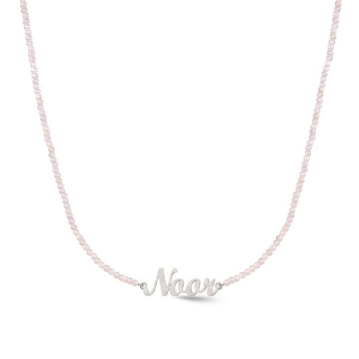 Lumiére Pearl Name Necklace
