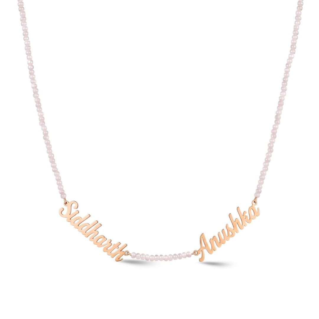 Lumiére Pearl Name Necklace