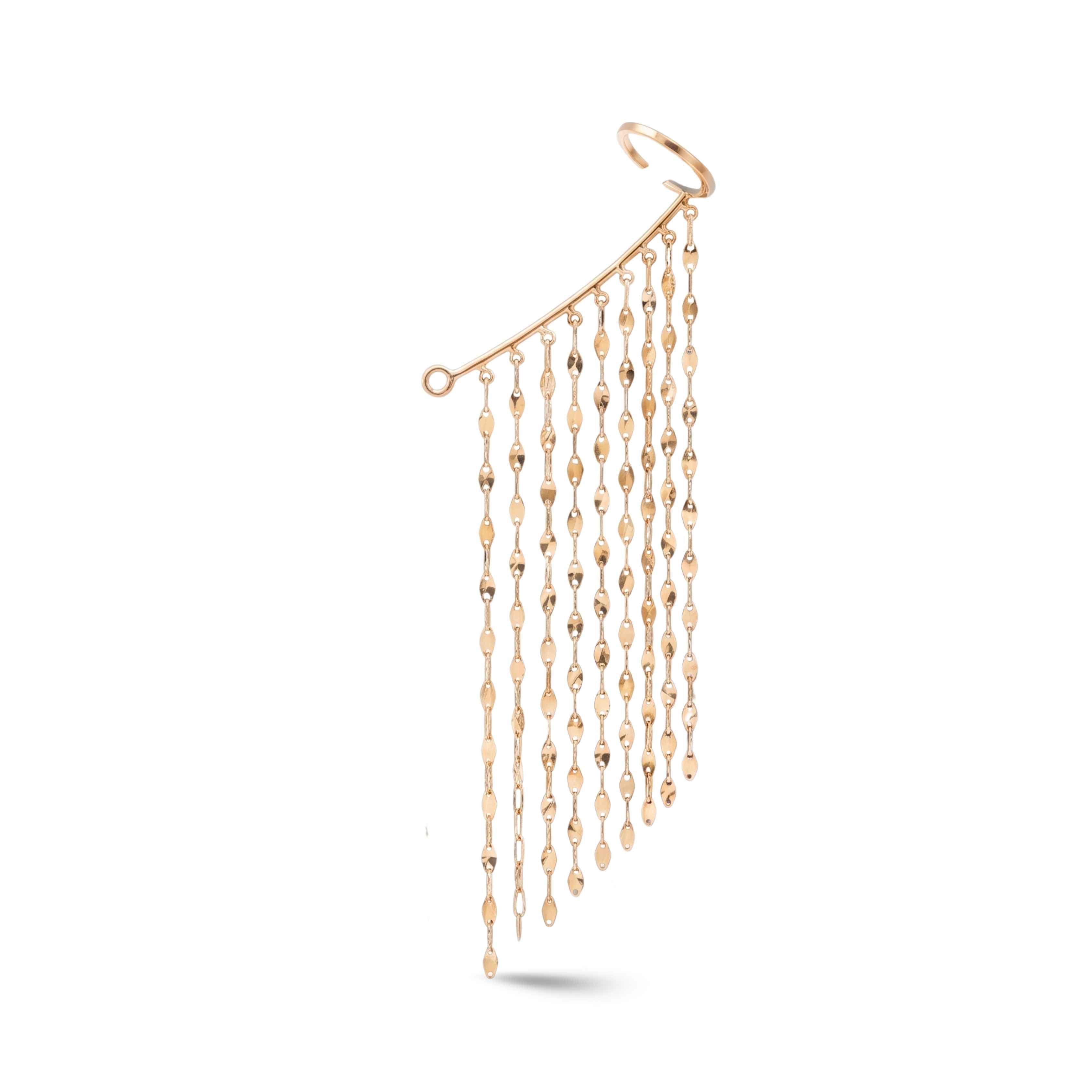 Golden Waterfall Earrings