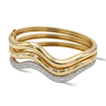 Load image into Gallery viewer, The Wave Statement Bangle