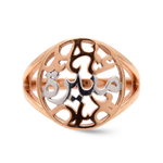Load image into Gallery viewer, Amara Calligraphy Gold Pinky Ring