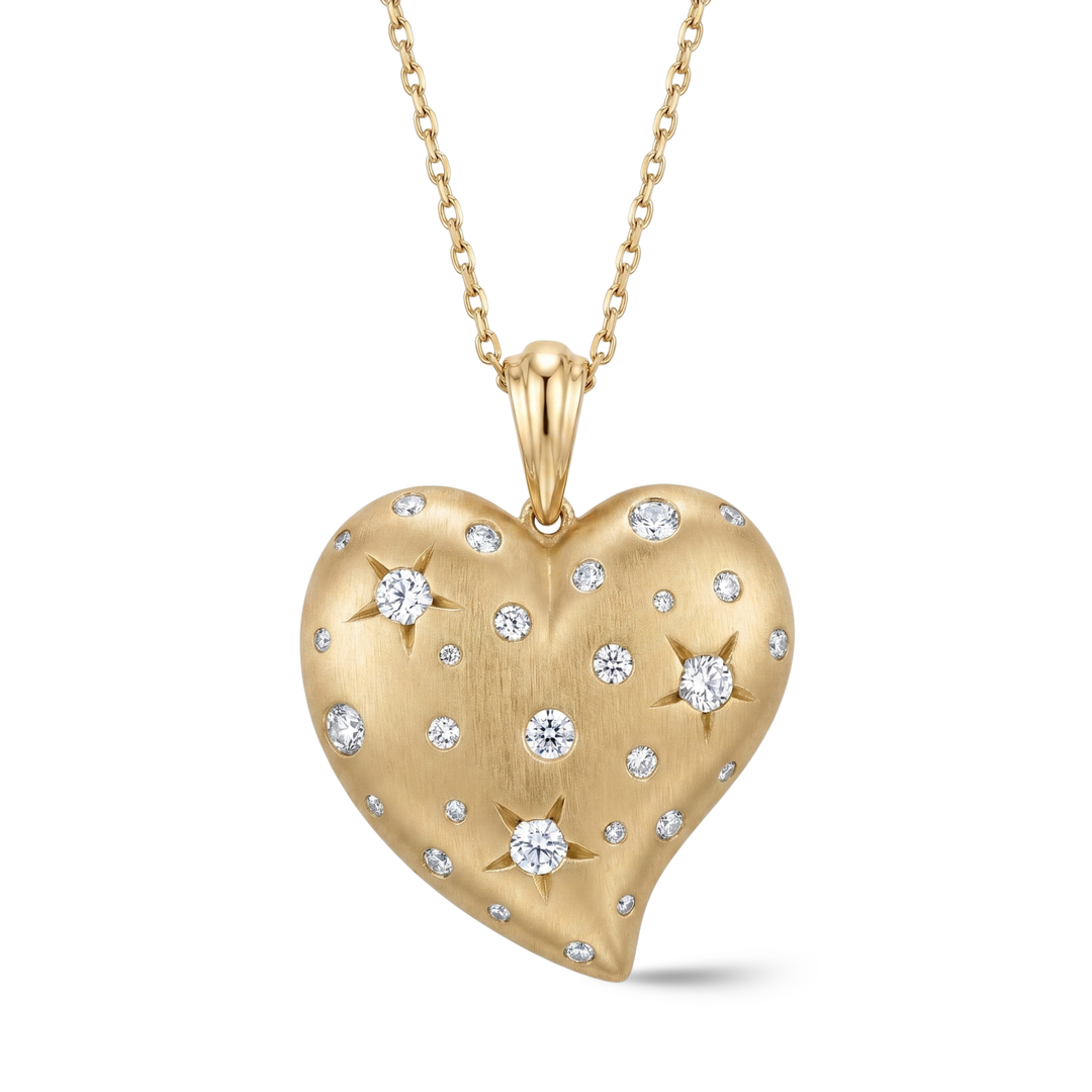 Nova Heart Diamond Necklace