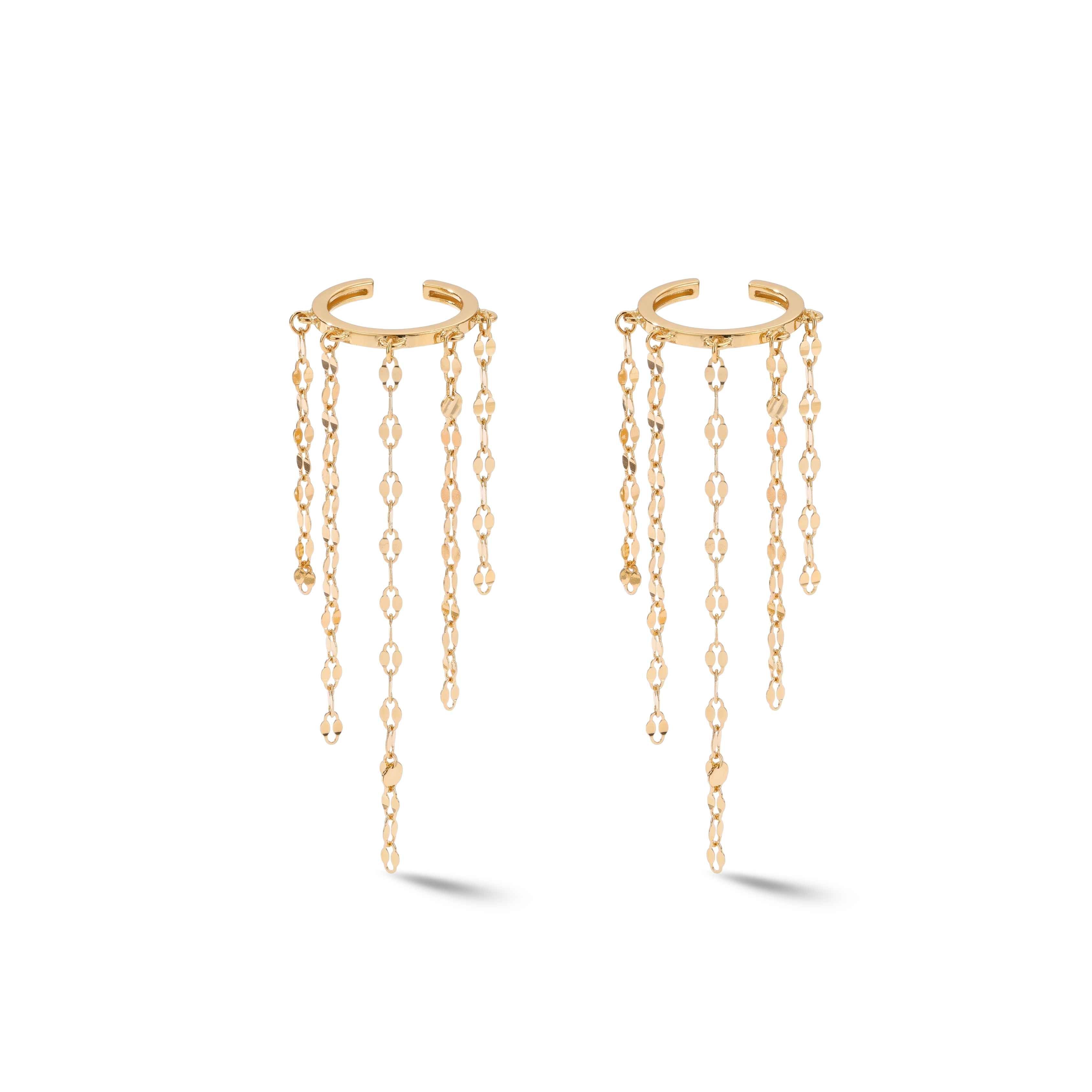 Golden Rain Earcuff