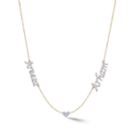 Load image into Gallery viewer, Zeeana Two Name Necklace