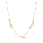Load image into Gallery viewer, Zeeana Two Name Necklace