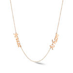 Load image into Gallery viewer, Zeeana Two Name Necklace