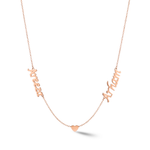 Load image into Gallery viewer, Zeeana Two Name Necklace