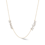 Load image into Gallery viewer, Zeeana Two Name Necklace