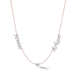 Load image into Gallery viewer, Zeeana Two Name Necklace