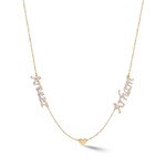Load image into Gallery viewer, Zeeana Two Name Necklace