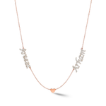 Load image into Gallery viewer, Zeeana Two Name Necklace
