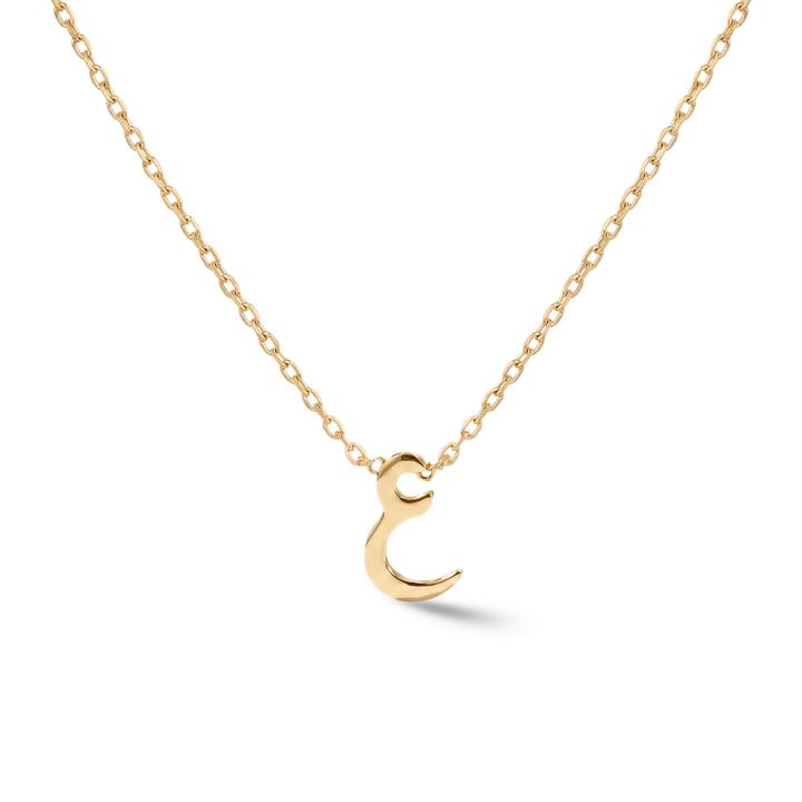 Zeeana Diamond Alphabet Necklace