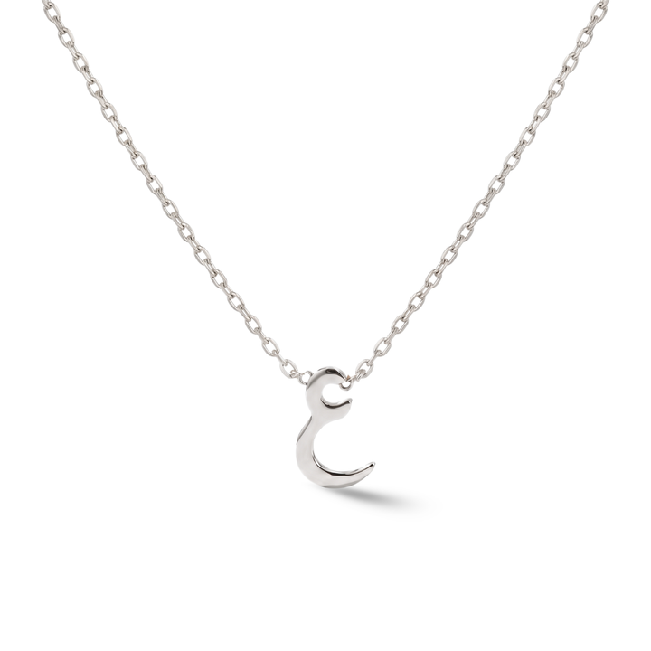 Zeeana Diamond Alphabet Necklace