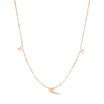 Load image into Gallery viewer, Zeeana Diamond Alphabets Necklace