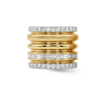 Load image into Gallery viewer, The Tiered Diamond Earcuff