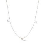 Load image into Gallery viewer, Zeeana Diamond Alphabets Necklace