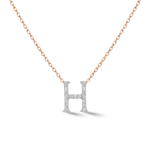 Load image into Gallery viewer, Zeeana Diamond Alphabet Necklace