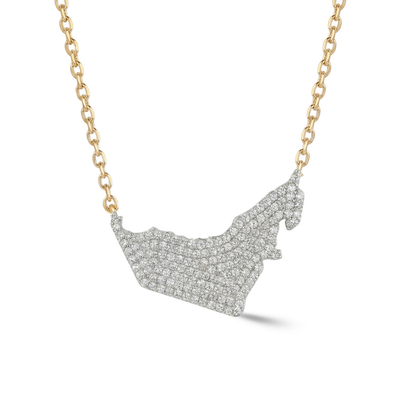 UAE Heritage Full Diamond Necklace