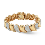 Load image into Gallery viewer, Golden Dewdrop Diamond Bracelet