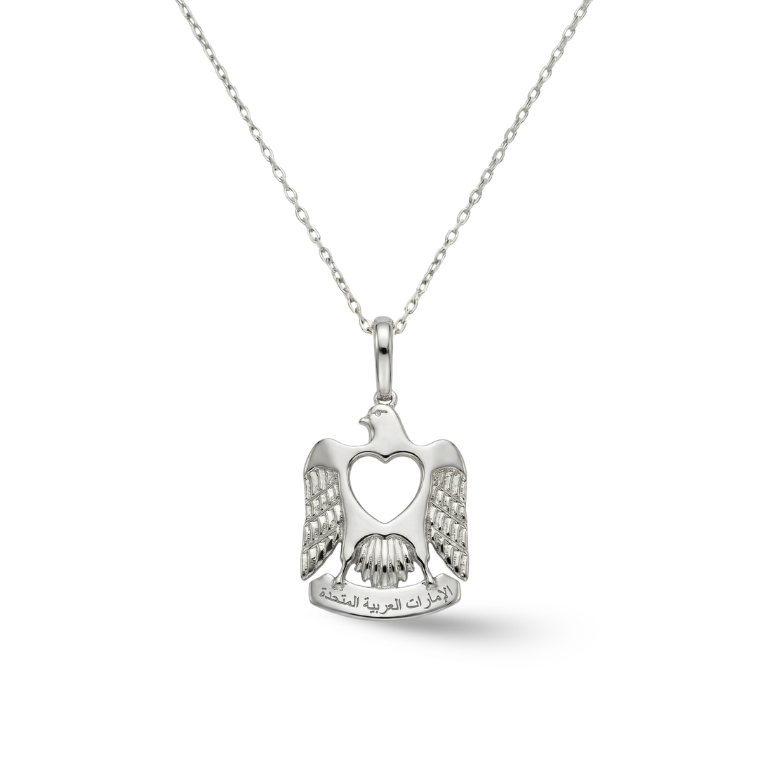 UAE Falcon Enamel Necklace
