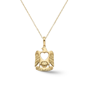 UAE Falcon Enamel Necklace