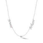 Load image into Gallery viewer, Zeeana Two Name Necklace