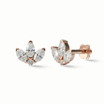 Load image into Gallery viewer, Drops of Radiance Marquise Ear Studs