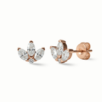 Load image into Gallery viewer, Drops of Radiance Marquise Ear Studs
